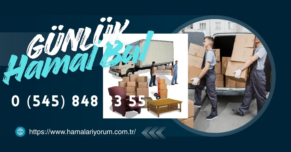 Kağıthane'de Nakliye İçin Hamal Bul